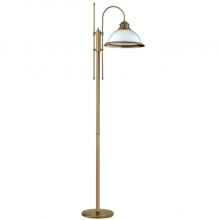 Lido lampa podlogowa 1x60W E27 platyna/bialy